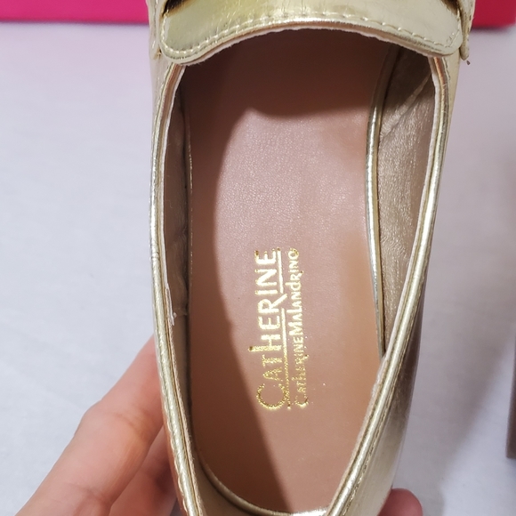 Catherine Malandrino Gold Loafer - Picture 3 of 6